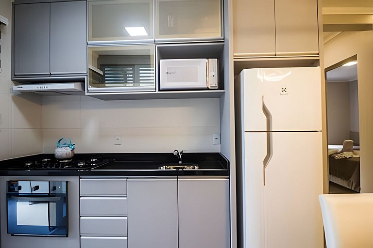 Apartamento mobiliado com sacada e chu. 2 vagas
