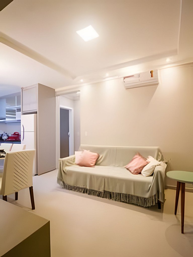 Apartamento mobiliado com sacada e chu. 2 vagas