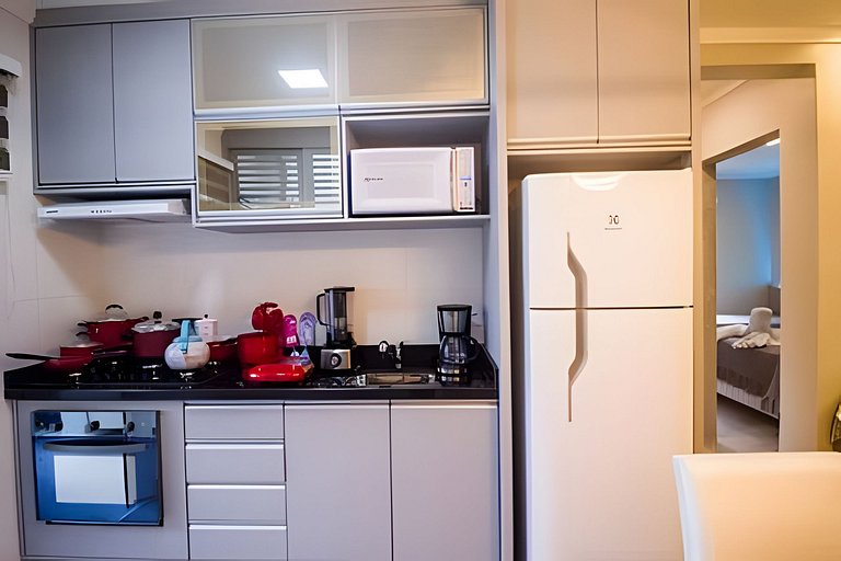 Apartamento mobiliado com sacada e chu. 2 vagas