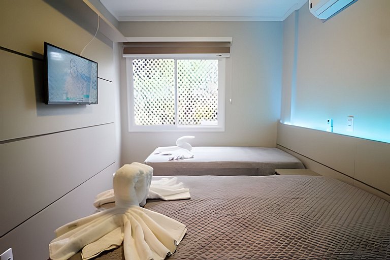 Apartamento mobiliado com sacada e chu. 2 vagas