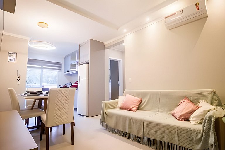 Apartamento mobiliado com sacada e chu. 2 vagas