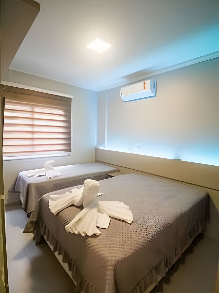 Apartamento mobiliado com sacada e chu. 2 vagas