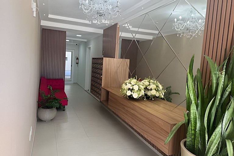Apartamento mobiliado com sacada e chu. 2 vagas